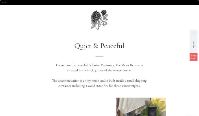The Mews St Leonards homepage section 2 screenshot