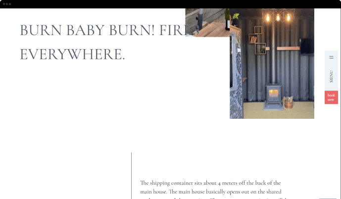 The Mews St Leonards homepage section 3 screenshot
